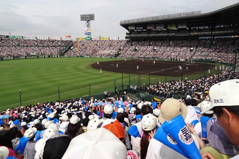 阪神甲子園球場の様子