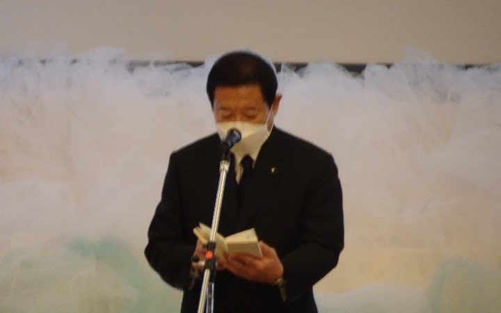 東京都原爆犠牲者追悼のつどいに出席