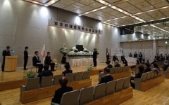 東京都硫黄島戦没者追悼式の写真