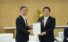 特別区長会の要請受けの写真