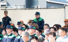 東京都・羽村市・日の出町合同総合防災訓練