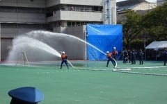 東京都消防操法大会の写真