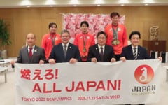 国際ろう者スポーツ委員会(ICSD)会長 都議会訪問