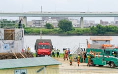 東京都・江戸川区合同総合防災訓練の写真
