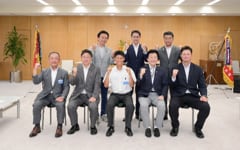 第108回全国高等学校野球選手権大会 出場校訪問受けの写真