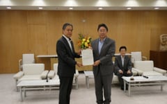 特別区長会の要請受けの写真