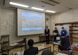 火山対策などを聴取