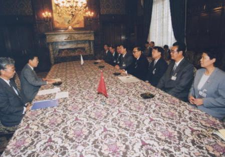 衆議院副議長表敬