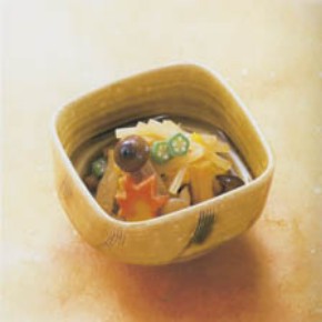 うどの金平・酢の物添えの画像