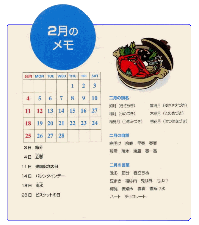 2月のメモ