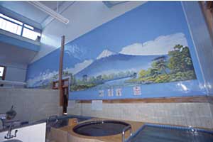 広大な富士山の絵